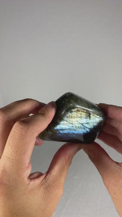 Madagascan Polished Labradorite Freeform Mountain (Small B)