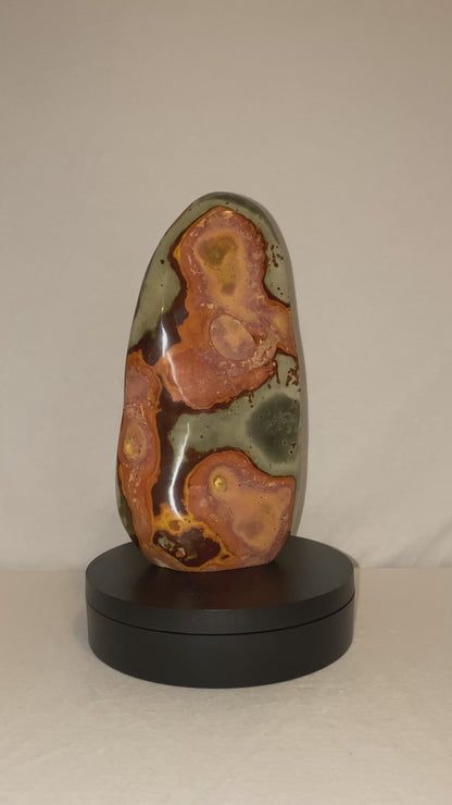 Madagascan Polished Polychrome Jasper Mountain (V)