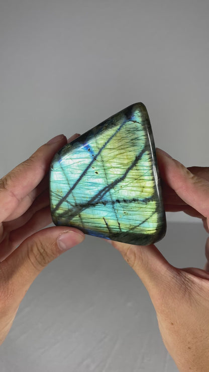 Madagascan Polished Labradorite Freeform Mountain (Small H)