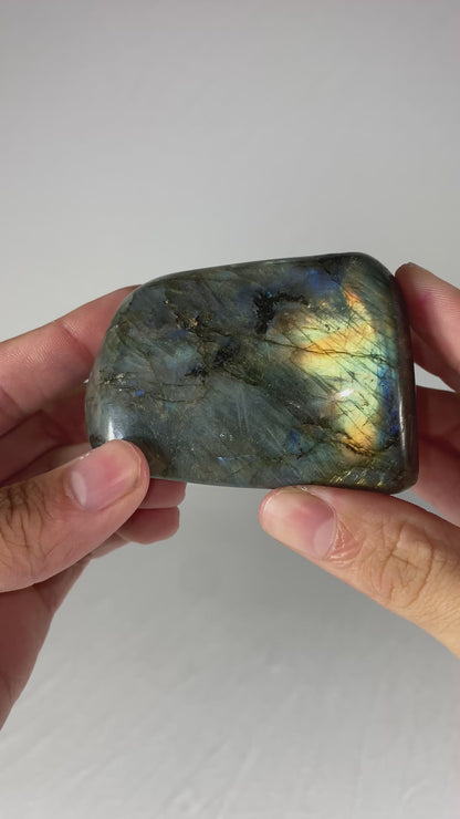Madagascan Polished Labradorite Freeform Mountain (Small P)