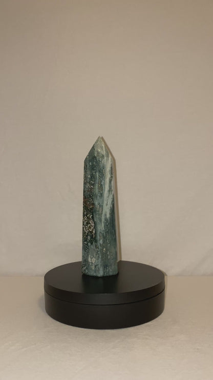 Madagascan Polished Ocean Jasper Tower (H)