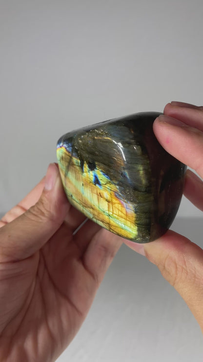 Madagascan Polished Labradorite Freeform Mountain (Small A1)