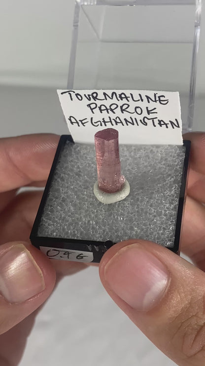 Pink Tourmaline Thumbnail Specimen From Afghanistan (Pre-Done B)