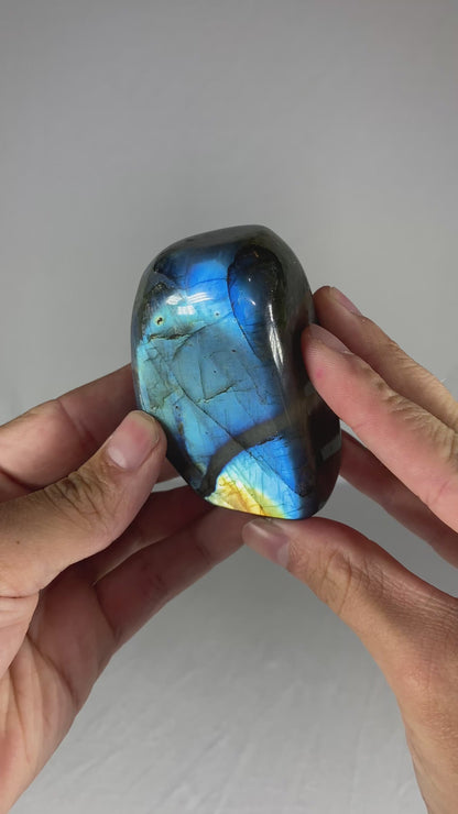 Madagascan Polished Labradorite Freeform Mountain (Small T)