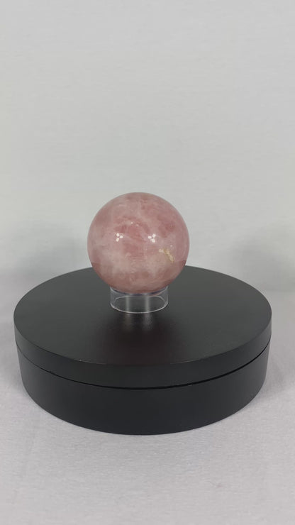 Madagascan Polished Rose Quartz Sphere (H)