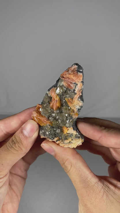 Moroccan Barite W/ Galena & Cerussite Specimen (D)