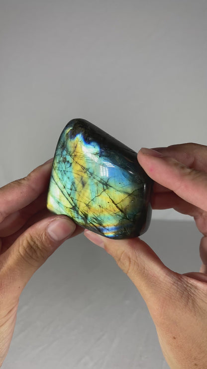 Madagascan Polished Labradorite Freeform Mountain (Small L)