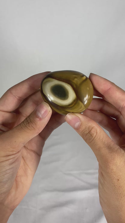 Madagascan Polished Jasper Palm Stone (N)