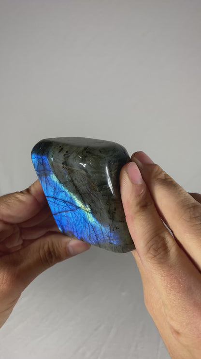 Madagascan Polished Labradorite Freeform Mountain (Small M)