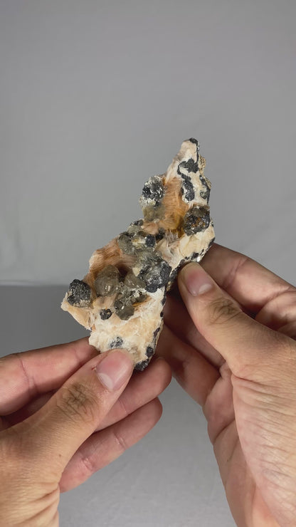 Moroccan Barite W/ Galena & Cerussite Specimen (I)