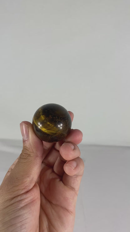Chinese Polished Tigers Eye Sphere (I)