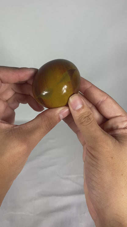 Madagascan Polished Jasper Palm Stone (I)