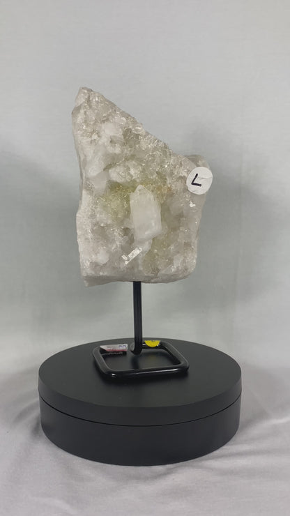 Brazilian Quartz Specimen On Stand (L)