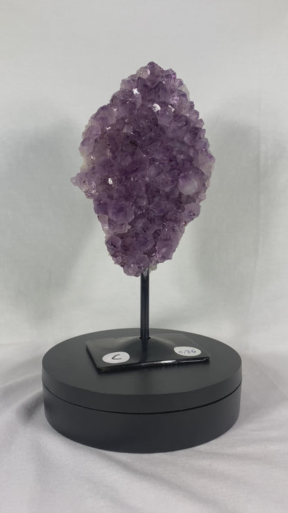 Brazilian Amethyst Specimen On Stand (C)