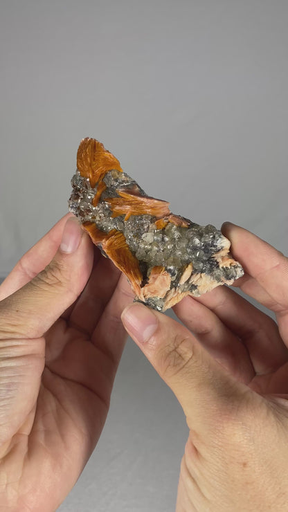 Moroccan Barite W/ Galena & Cerussite Specimen (G)