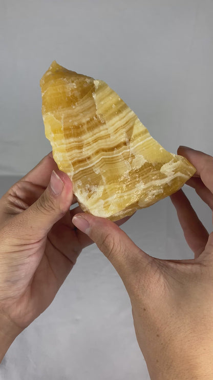 Orange Calcite Specimen (A)
