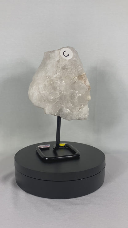 Brazilian Quartz Specimen On Stand (C)