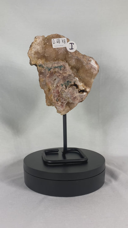 Brazilian Pink Amethyst Specimen On Stand (I)
