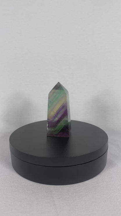 Chinese Polished Fluorite Tower (B)