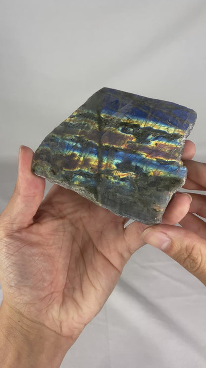 Madagascan Labradorite Slab (J)