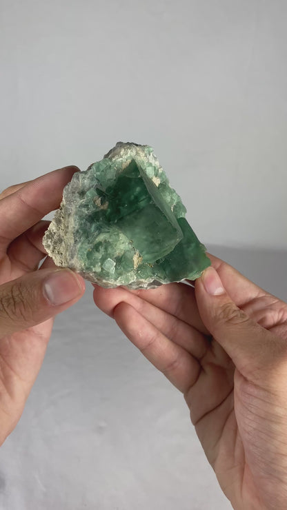 Madagascan Cubic Green Fluorite Specimen (L)
