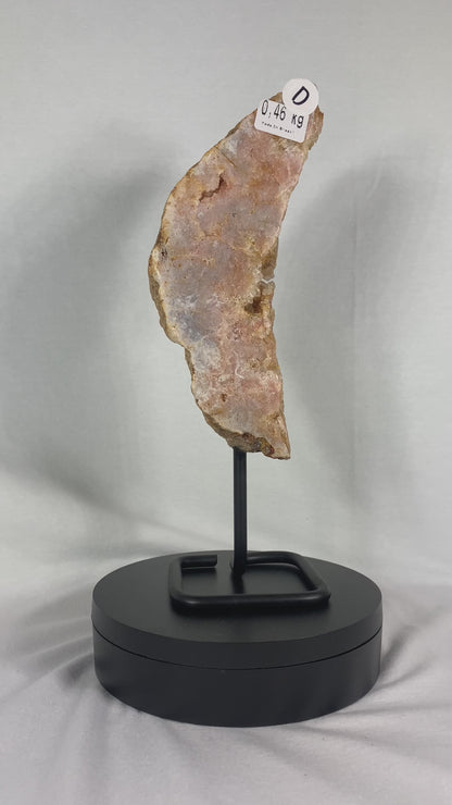 Brazilian Pink Amethyst Specimen On Stand (D)